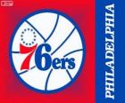 Филадельфия Севенти Сиксерс логотип, Sixers, НБА команды. Атлантический дивизион, Восточная конференция